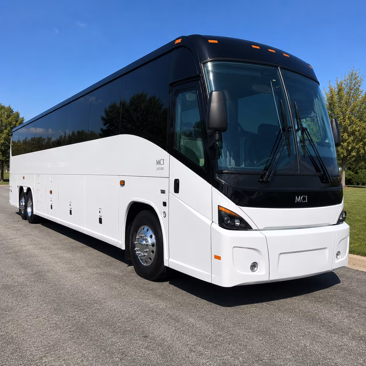 Boston boston school event bus rental party bus exterior
